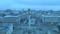Kiev canlı yayınında hava saldırısı uyarı sirenleri çalmaya  başladı