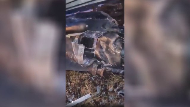 مقطع متداول لسقوط صاروخ روسي على كييف