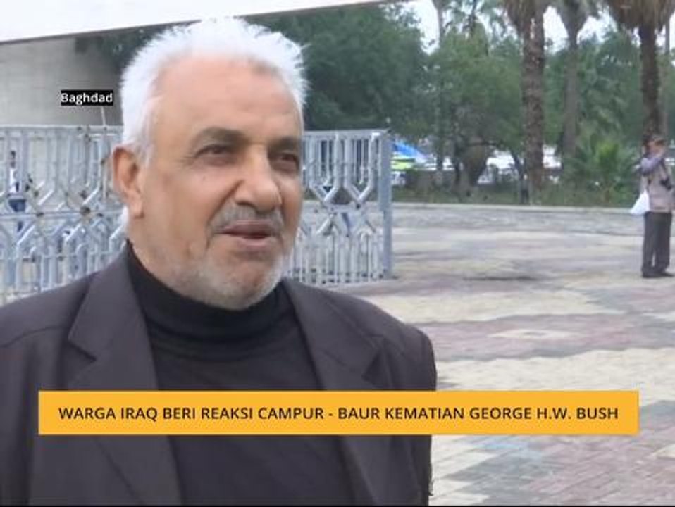 Warga Iraq beri reaksi campur - baur kematian George H.W. Bush