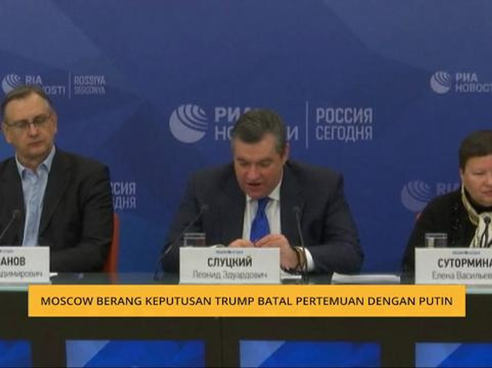 Moscow berang keputusan Trump batal pertemuan dengan Putin