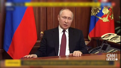 Son dakika: Putin operasyon için emri verdi: Donbas'a askeri harekat başladı