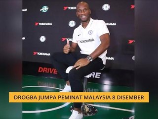 Drogba jumpa peminat Malaysia 8 Disember