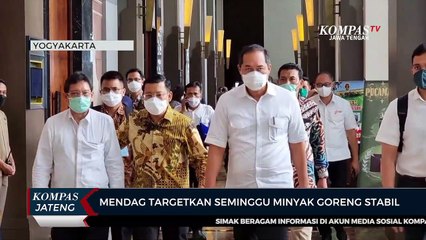 Mendag Muhammad Lutfi Targetkan Seminggu Minyak Goreng Aman