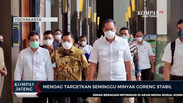 Mendag Muhammad Lutfi Targetkan Seminggu Minyak Goreng Aman