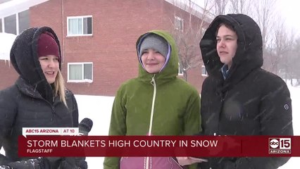 Storm bring snow, rain to arizona