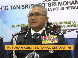 Rusuhan kuil: 42 ditahan setakat ini