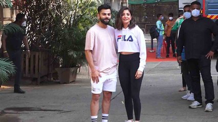 Anushka Kohli और Virat Kohli महबूब स्टूडियो के बाहर हुए स्पॉट, दिखी जबरदस्त केमिस्ट्री | FilmiBeat