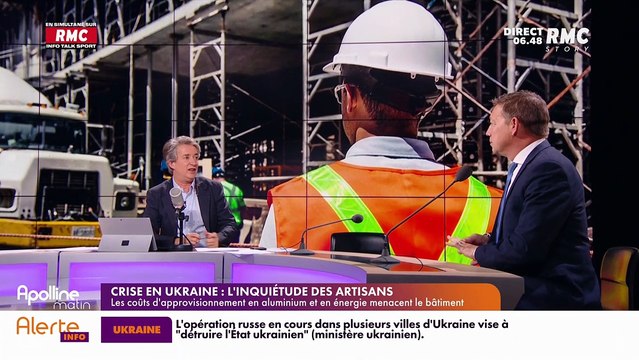 On peut tout dire sur RMC : Crise en Ukraine, l'inquiétude des artisans - 24/02
