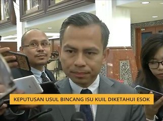 Keputusan usul bincang isu kuil diketahui esok
