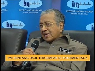 PM bentang usul tergempar di Parlimen esok