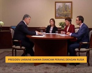 Presiden Ukraine dakwa diancam perang dengan Rusia