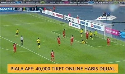 Separuh akhir Piala AFF: 40,000 tiket online habis dijual