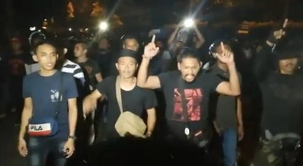 Kawasan kuil kembali kecoh seketika