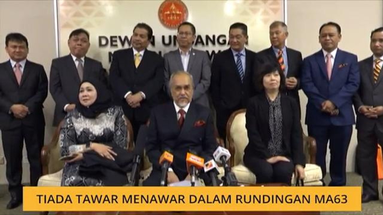 Tiada tawar menawar dalam rundingan MA63