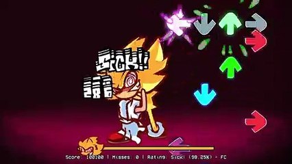 Friday Night Funkin_ Chaos Nightmare - Sonic vs Fleetway _ Phantasm Song (FNF Mod_Hard)
