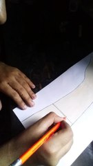 Bridal mehendi design pencil drawing.