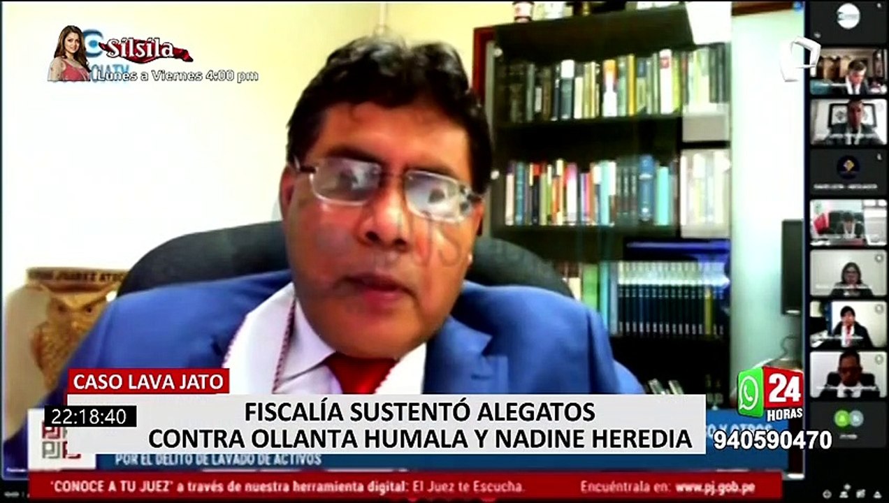Fiscalía sustentó alegatos contra Ollanta Humala y Nadine Heredia