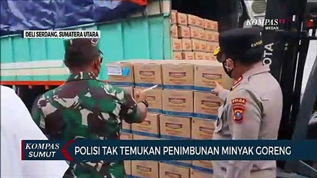 Terkait Temuan 1,1 Juta Kg Minyak Goreng, Kapolda Sumut Sebut Tidak Ada Indikasi Penimbunan
