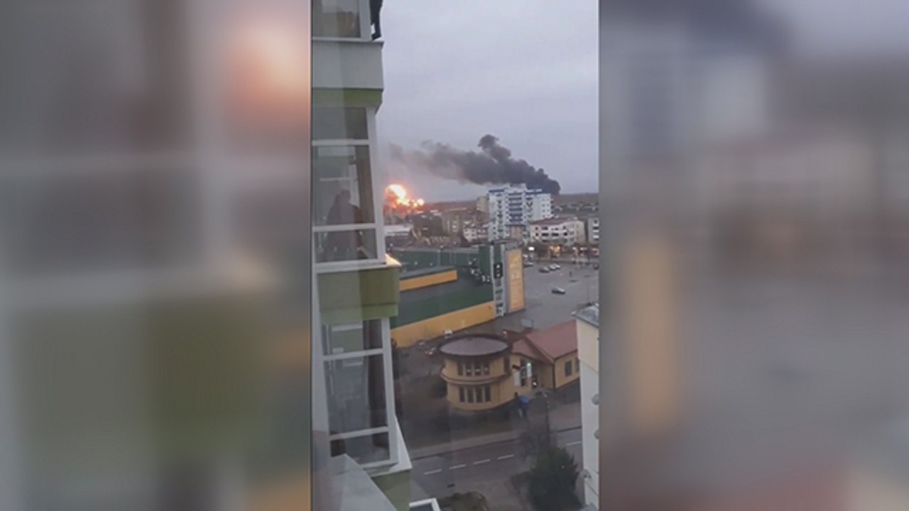 Ukrayna'nın farklı bölgelerinden patlama sesi ve dumanlar yükseliyor