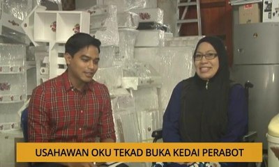 SME: Usahawan OKU tekad buka kedai perabot