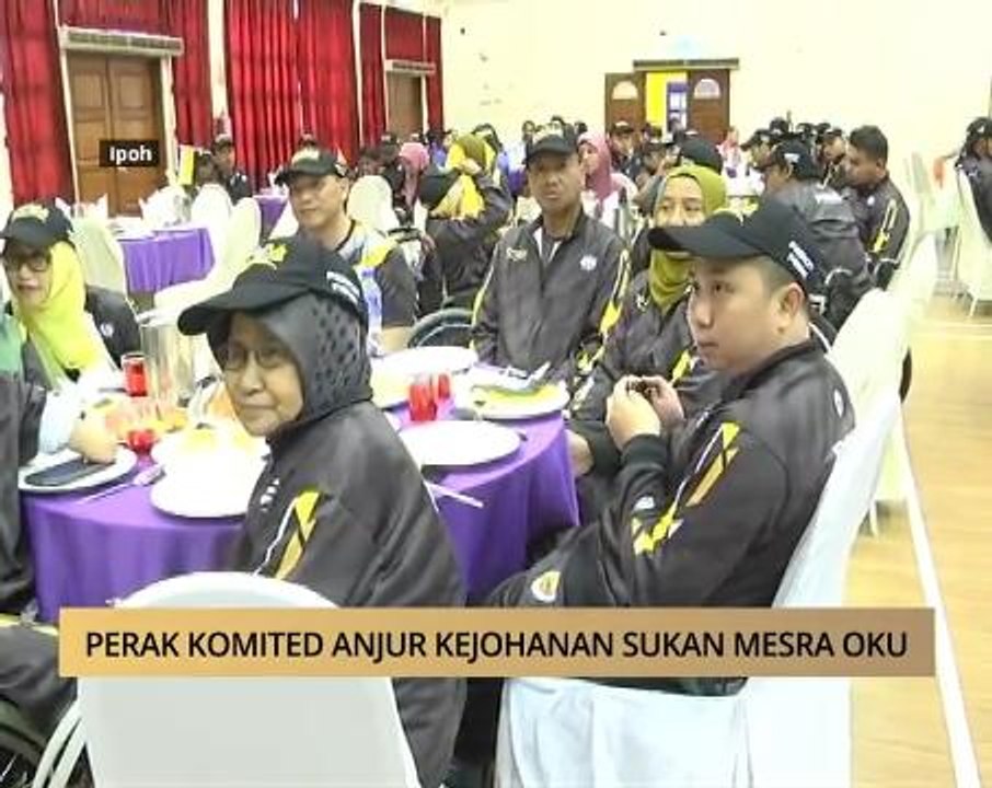 AWANI - Perak: Perak komited anjur Kejohanan Sukan Mesra OKU