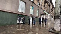 Queues at cash points in eastern Ukraine as Russia launches offensive