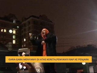 Gara-gara menyanyi di atas kereta, penyanyi rap ke penjara