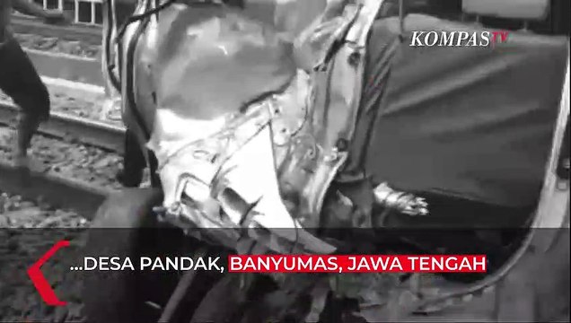 Kecelakaan Kereta Api Tabrak Minibus di Banyumas, 2 Korban Tewas di Lokasi