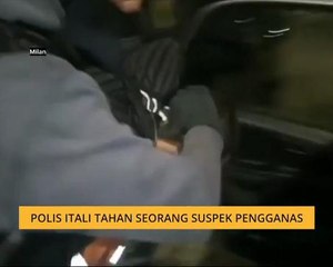 Download Video: Polis Itali tahan seorang suspek pengganas