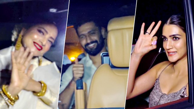 Screening Of Gangubai Kathiawadi: Vicky Kaushal, Rekha, Genelia & Others Spotted