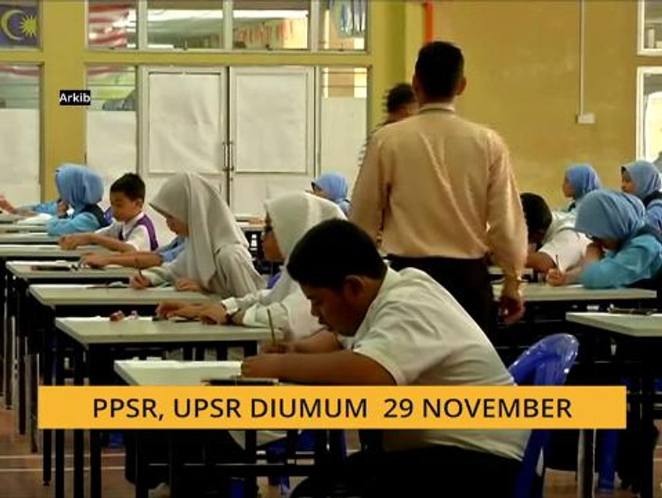 PPSR, UPSR diumum 29 November