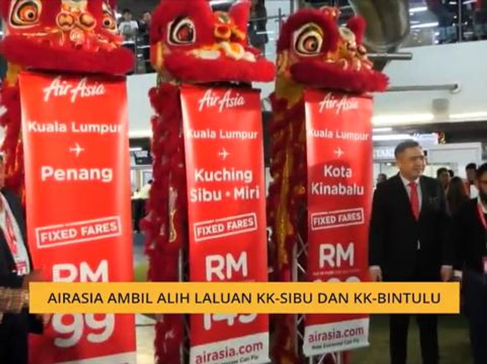 AirAsia ambil alih laluan KK-Sibu dan KK-Bintulu