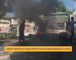 Lapan terbunuh sejak protes dilancarkan bermula Ahad