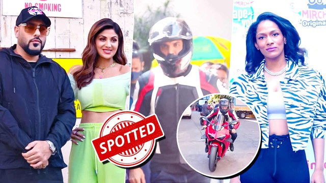 John Abraham Spotted On His Ducati And Shilpa Shetty, Badshah With Masaba Gupta In Bandra