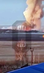 Ukrayna'da Bayraktar'ın SİHA üssü vuruldu! İşte ilk görüntüler