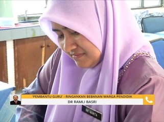Komen Tengahari 19 Nov: 'Pembantu guru' - Ringankan bebanan warga pendidik