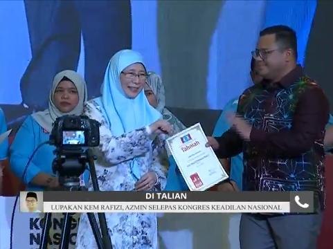 Lupakan kem Rafizi, Azmin selepas Kongres Keadilan Nasional