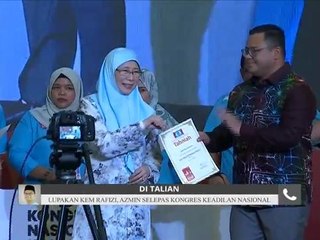 Lupakan kem Rafizi, Azmin selepas Kongres Keadilan Nasional