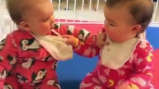 Funny Twins Sibling Play Happily - Cutest Babies Videos