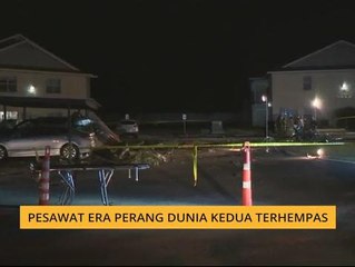 Pesawat era perang dunia kedua terhempas
