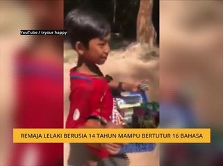 Remaja lelaki berusia 14 tahun mampu bertutur 16 bahasa