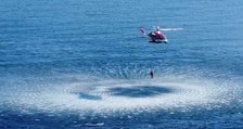 Catania - Addestramento dei Vigili del Fuoco per soccorso in alto mare (24.02.22)