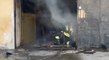 Casoria (NA) - Incendio in un'azienda di autoricambi (24.02.22)