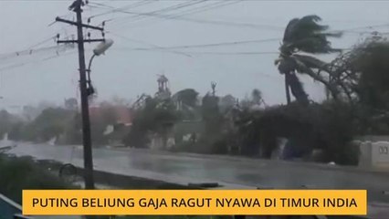 Puting Beliung Gaja ragut nyawa di Timur India
