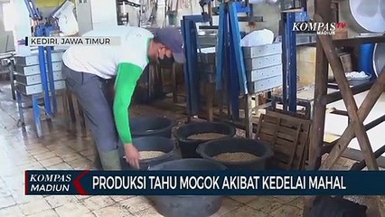 Produksi Tahu Mogok Akibat Kedelai Mahal
