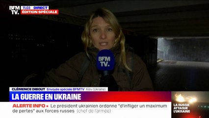 Les habitants de Kiev ont pour consigne de s'abriter en sous-sol en cas de bombardement