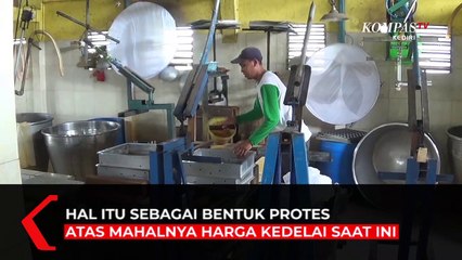 Descargar video: Harga Kedelai Melambung, Produsen Tahu Mogok Produksi