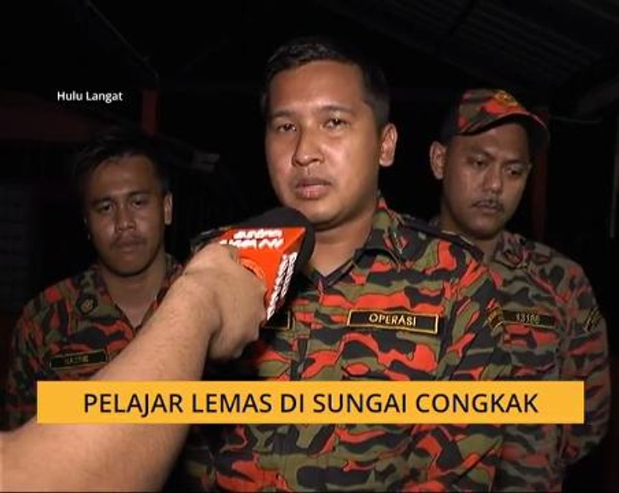Pelajar lemas di Sungai Congkak