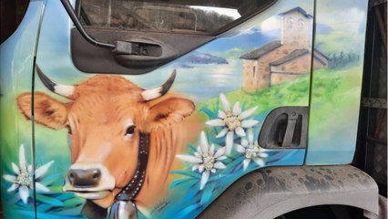 Caroline Frison élève des vaches pour la fabrication du beaufort