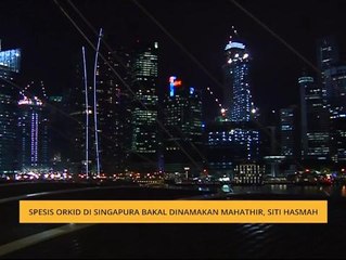 Spesis orkid di Singapura bakal dinamakan Mahathir, Siti Hasmah